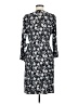Anne Klein Floral Black Casual Dress Size M - photo 2