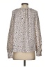 Ann Taylor LOFT Outlet 100% Polyester Ivory Long Sleeve Blouse Size S - photo 2