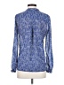 HD in Paris 100% Polyester Blue Long Sleeve Blouse Size 0 - photo 2