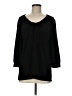Investments Black 3/4 Sleeve Blouse Size M - photo 1