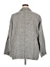 Coldwater Creek 100% Linen Chevron-herringbone Gray Blazer Size 2X - photo 2