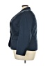 Le Suit 100% Polyester Blue Blazer Size 18 - photo 5