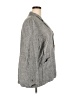 Coldwater Creek 100% Linen Chevron-herringbone Gray Blazer Size 2X - photo 4