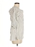 Kenar Stripes Ivory 3/4 Sleeve Blouse Size M - photo 4