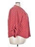Notations Polka Dots Red 3/4 Sleeve Blouse Size 3X - photo 4