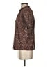 J.Crew 100% Cotton Animal Print Brown Short Sleeve Blouse Size XS - photo 5
