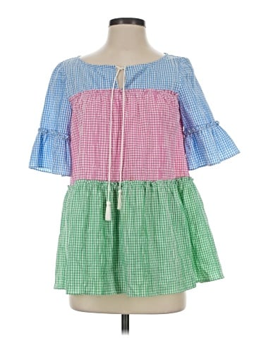 Sara Campbell Short Sleeve Blouse (view 1)