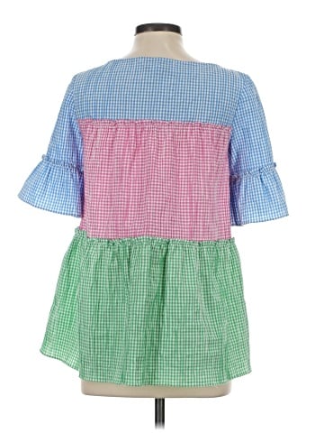 Sara Campbell Short Sleeve Blouse (view 2)