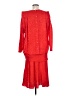 Argenti 100% Silk Red Cocktail Dress Size 8 - photo 2