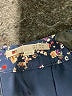 Unbranded 100% Polyester Floral Blue Casual Skirt Size 6 - photo 4