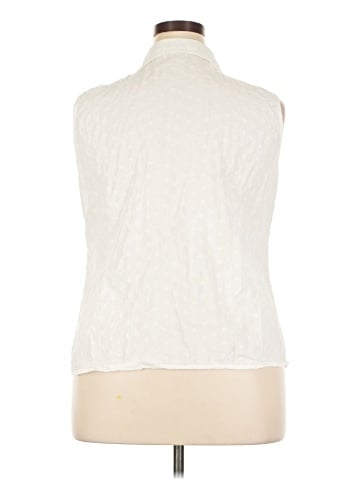 Falls Creek Sleeveless Button-Down Shirt (view 2)
