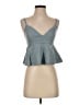 BCBGMAXAZRIA Gray Sleeveless Top Size XXS - photo 1