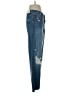 Express 100% Cotton Hearts Blue Jeans Size 0R - photo 4