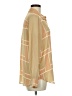 Rose + Olive 100% Polyester Color Block Tan Long Sleeve Blouse Size M - photo 4