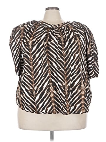 Calvin Klein Short Sleeve Blouse (view 1)