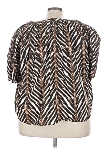 Calvin Klein Short Sleeve Blouse (view 2)