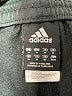 Adidas 100% Polyester Stripes Black Track Pants Size M - photo 7