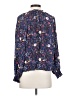 Caballero Blue Long Sleeve Blouse Size XS - photo 2
