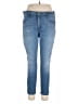 Mossimo Solid Blue Jeans Size 16 - photo 1