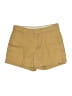 Uniqlo Solid Gold Khaki Shorts Size 0 - photo 1