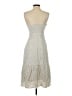 Wilfred 100% Viscose Metallic Silver Cocktail Dress Size 4 - photo 2