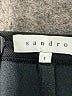 Sandro Solid Black Casual Skirt Size Sm (1) - photo 4