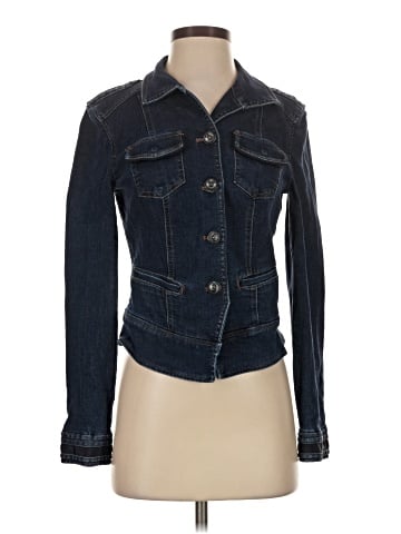 White House Black Market Denim Jacket (view 1)