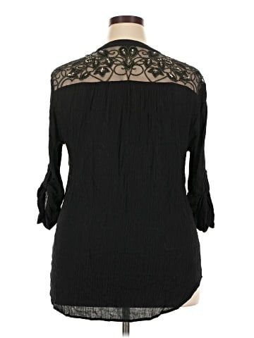 Torrid 3/4 Sleeve Blouse (view 2)