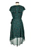 HD in Paris 100% Polyester Polka Dots Teal Cocktail Dress Size 6 - photo 2