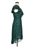 HD in Paris 100% Polyester Polka Dots Teal Cocktail Dress Size 6 - photo 4