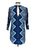 Blue Rain 100% Polyester Blue 3/4 Sleeve Blouse Size S - photo 2