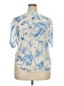 Flying Tomato Blue Short Sleeve Blouse Size XXL - photo 1