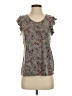 t.la Floral Gray Short Sleeve T-Shirt Size S - photo 1