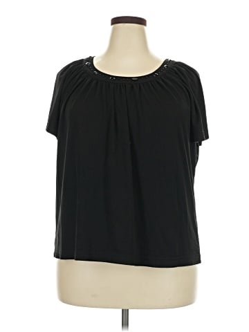 Sag Harbor Short Sleeve Blouse (view 1)