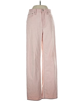 Madewell The Perfect Vintage Wide-Leg Jean in Light Pink Wash: Botanical-Dye Edition