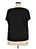 Sag Harbor 100% Polyester Black Short Sleeve Blouse Size 2X - photo 2