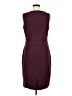 Nine West Solid Burgundy Cocktail Dress Size 8 - photo 2