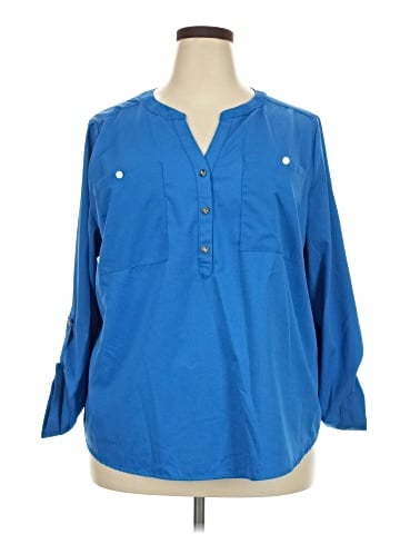 Adrienne Vittadini 3/4 Sleeve Blouse (view 1)