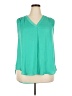 Alfani Teal Sleeveless Blouse Size 2X - photo 1