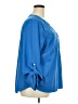 Adrienne Vittadini Blue 3/4 Sleeve Blouse Size 2X - photo 4