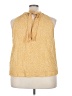 ModCloth Yellow Sleeveless Blouse Size 3X - photo 2