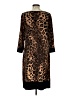 Tiana B. Animal Print Brown Casual Dress Size L - photo 2