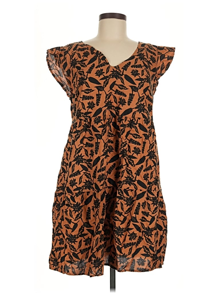 Pre-owned Goodthreads Casual Dress In Orange