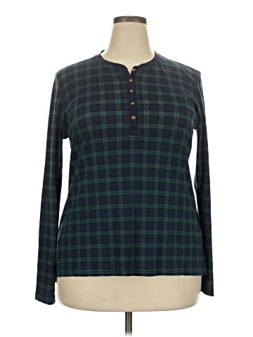 Chaps Long Sleeve Henley (view 1)