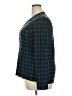 Chaps 100% Cotton Plaid Green Long Sleeve Henley Size XXL - photo 5