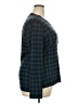 Chaps 100% Cotton Plaid Green Long Sleeve Henley Size XXL - photo 4