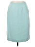 Kasper 100% Polyester Solid Teal Formal Skirt Size 4 - photo 1