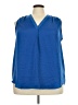 Vince Camuto 100% Polyester Blue Sleeveless Blouse Size 3X - photo 1