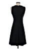 Ann Taylor LOFT Solid Black Casual Dress Size 0 Petite - photo 2