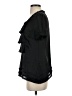Apt. 9 100% Polyester Black Short Sleeve Blouse Size S - photo 5